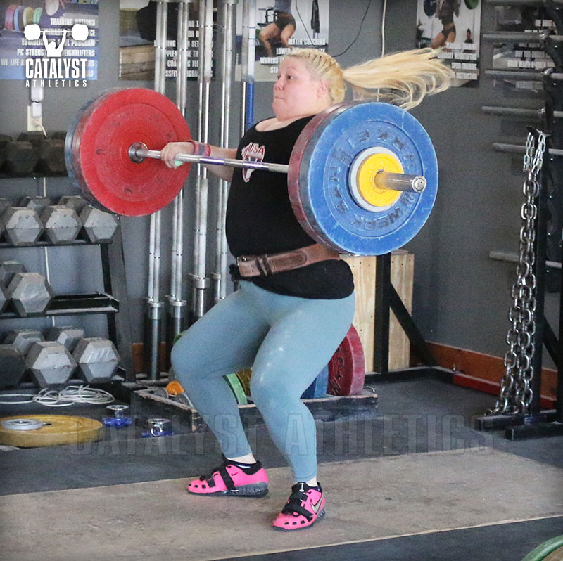Katlin clean - Olympic Weightlifting, strength, conditioning, fitness, nutrition - Catalyst Athletics 