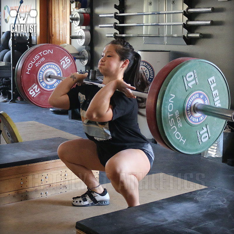 Lily clean - Olympic Weightlifting, strength, conditioning, fitness, nutrition - Catalyst Athletics 