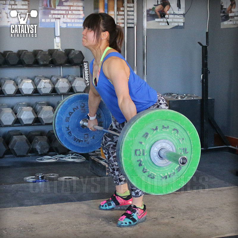 Snow snatch pull - Olympic Weightlifting, strength, conditioning, fitness, nutrition - Catalyst Athletics 