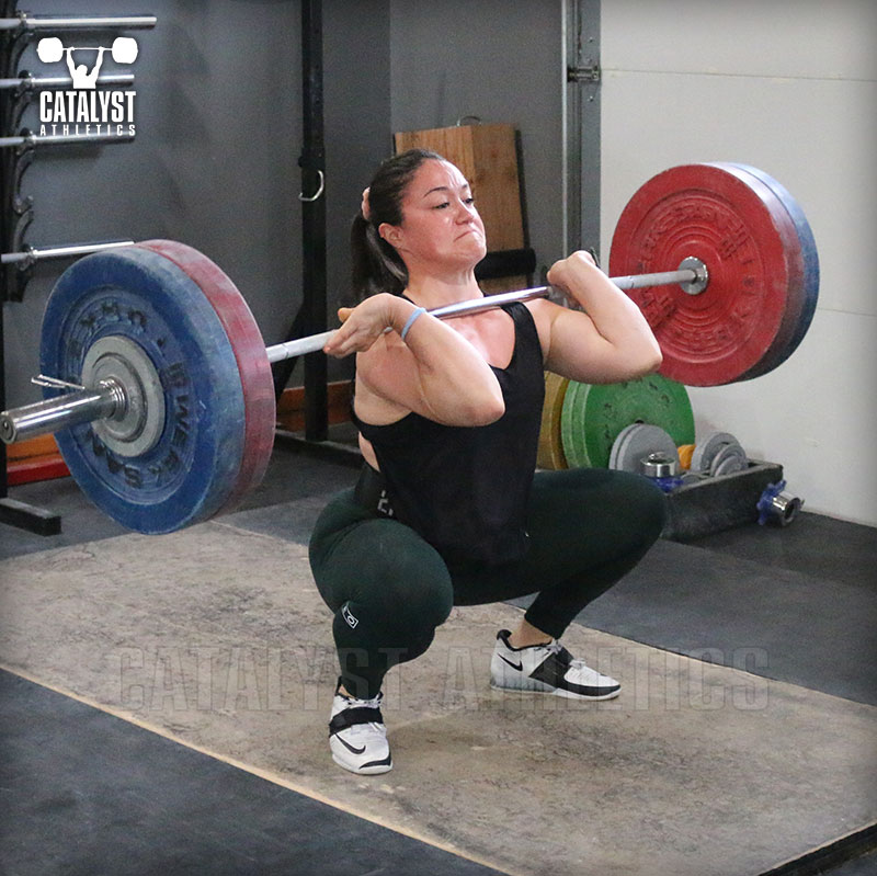 Laura clean - Olympic Weightlifting, strength, conditioning, fitness, nutrition - Catalyst Athletics 