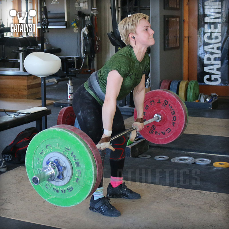 Amanda clean pull - Olympic Weightlifting, strength, conditioning, fitness, nutrition - Catalyst Athletics 