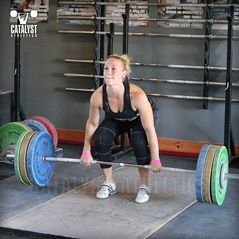 Chelsea clean pull - Olympic Weightlifting, strength, conditioning, fitness, nutrition - Catalyst Athletics 