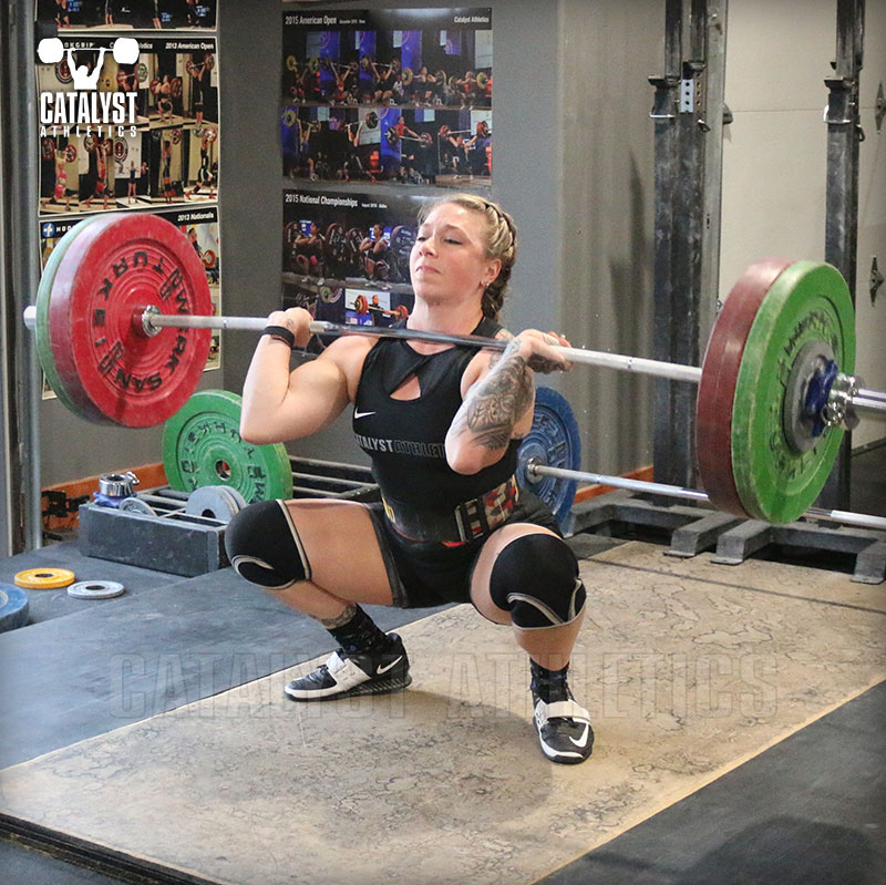 Kristin clean - Olympic Weightlifting, strength, conditioning, fitness, nutrition - Catalyst Athletics 