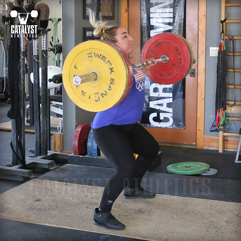 Sam power clean - Olympic Weightlifting, strength, conditioning, fitness, nutrition - Catalyst Athletics 