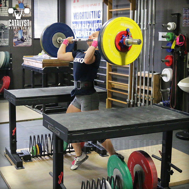 Alyssa jerk - Olympic Weightlifting, strength, conditioning, fitness, nutrition - Catalyst Athletics 