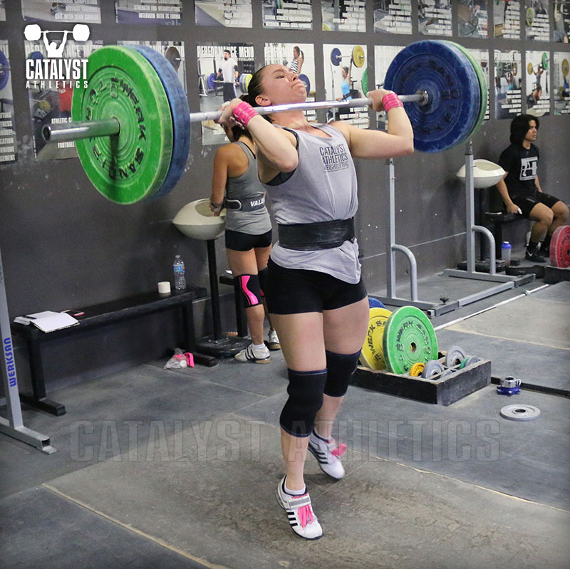 Alyssa jerk - Olympic Weightlifting, strength, conditioning, fitness, nutrition - Catalyst Athletics 