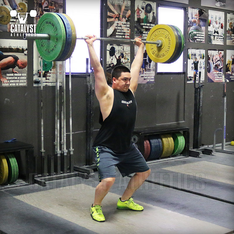 Steve power jerk - Olympic Weightlifting, strength, conditioning, fitness, nutrition - Catalyst Athletics 