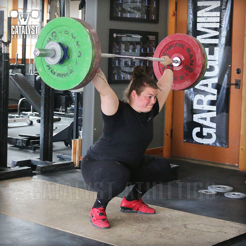 Jules snatch - Olympic Weightlifting, strength, conditioning, fitness, nutrition - Catalyst Athletics 
