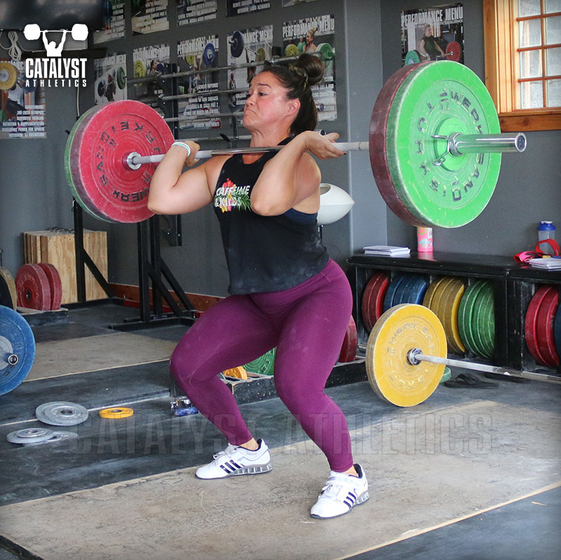Laura power clean - Olympic Weightlifting, Catalyst Athletics