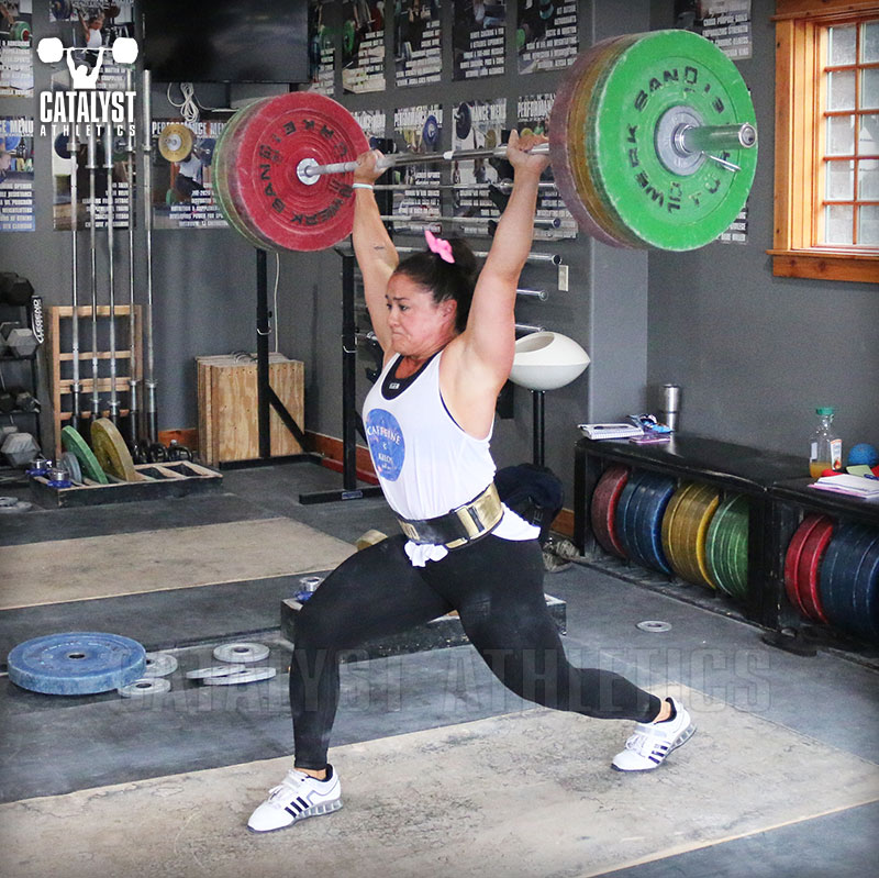 Laura jerk - Olympic Weightlifting, strength, conditioning, fitness, nutrition - Catalyst Athletics 