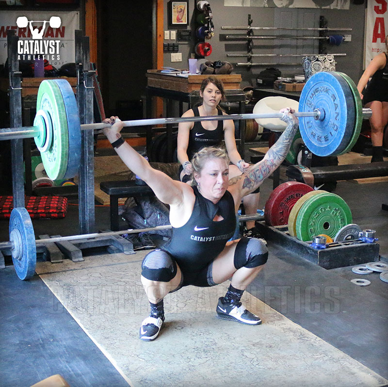 Kristin snatch - Olympic Weightlifting, strength, conditioning, fitness, nutrition - Catalyst Athletics 