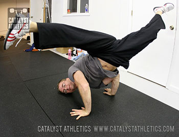 Robb as usual off in a corner doing his own thing - Olympic Weightlifting, strength, conditioning, fitness, nutrition - Catalyst Athletics