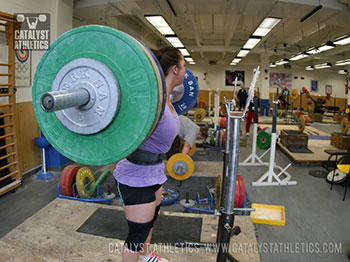 Aimee back squat - Olympic Weightlifting, strength, conditioning, fitness, nutrition - Catalyst Athletics