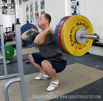 Kyle front squat - Olympic Weightlifting, strength, conditioning, fitness, nutrition - Catalyst Athletics