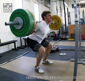 Dave back squat - Olympic Weightlifting, strength, conditioning, fitness, nutrition - Catalyst Athletics