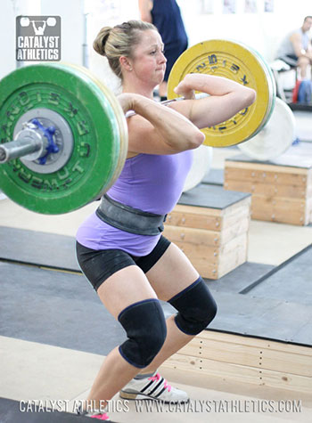 Aimee power clean - Olympic Weightlifting, strength, conditioning, fitness, nutrition - Catalyst Athletics