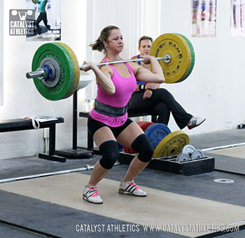 Aimee power clean - Olympic Weightlifting, strength, conditioning, fitness, nutrition - Catalyst Athletics