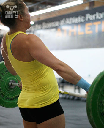 Aimee snatch - Olympic Weightlifting, strength, conditioning, fitness, nutrition - Catalyst Athletics