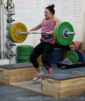 Aimee Block Power Clean - Olympic Weightlifting, strength, conditioning, fitness, nutrition - Catalyst Athletics