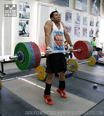 D'Angelo Clean Pull - Olympic Weightlifting, strength, conditioning, fitness, nutrition - Catalyst Athletics