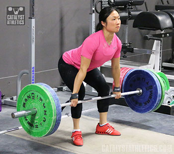Mary Clean Pull - Olympic Weightlifting, strength, conditioning, fitness, nutrition - Catalyst Athletics