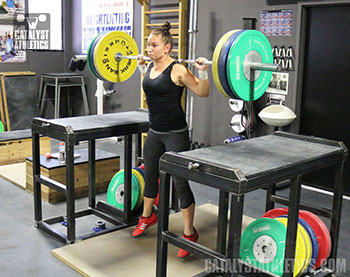Alyssa Jump Squat - Olympic Weightlifting, strength, conditioning, fitness, nutrition - Catalyst Athletics