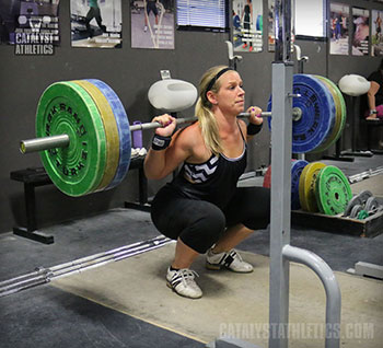 Kara Back Squat - Olympic Weightlifting, strength, conditioning, fitness, nutrition - Catalyst Athletics