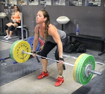 Joclyn Clean Pull - Olympic Weightlifting, strength, conditioning, fitness, nutrition - Catalyst Athletics