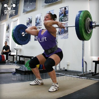 Aimee power clean - Olympic Weightlifting, strength, conditioning, fitness, nutrition - Catalyst Athletics