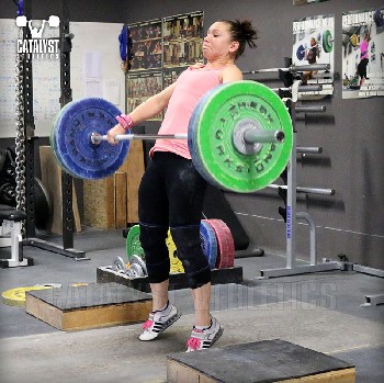 Alyssa block snatch - Olympic Weightlifting, strength, conditioning, fitness, nutrition - Catalyst Athletics