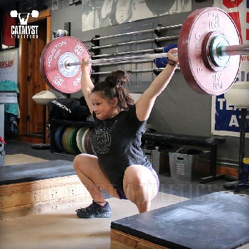 Lily snatch - Olympic Weightlifting, strength, conditioning, fitness, nutrition - Catalyst Athletics