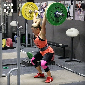 Danielle power jerk - Olympic Weightlifting, strength, conditioning, fitness, nutrition - Catalyst Athletics