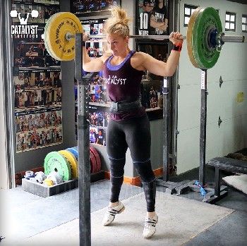 Chelsea snatch push press - Olympic Weightlifting, strength, conditioning, fitness, nutrition - Catalyst Athletics