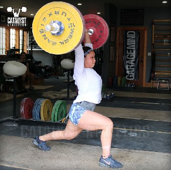 Lily jerk - Olympic Weightlifting, strength, conditioning, fitness, nutrition - Catalyst Athletics