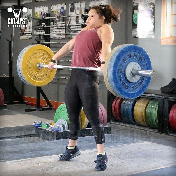Lily snatch pull - Olympic Weightlifting, strength, conditioning, fitness, nutrition - Catalyst Athletics