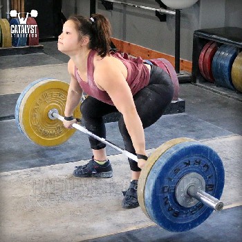 Lily snatch pull - Olympic Weightlifting, strength, conditioning, fitness, nutrition - Catalyst Athletics