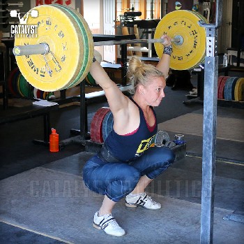 Chelsea overhead squat - Olympic Weightlifting, strength, conditioning, fitness, nutrition - Catalyst Athletics