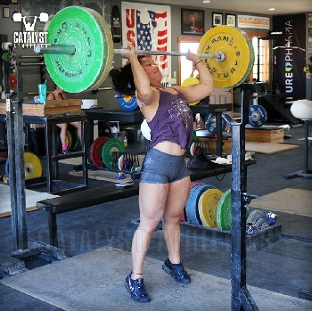 Lily push press - Olympic Weightlifting, strength, conditioning, fitness, nutrition - Catalyst Athletics