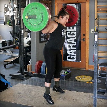 Sam snatch power jerk - Olympic Weightlifting, strength, conditioning, fitness, nutrition - Catalyst Athletics