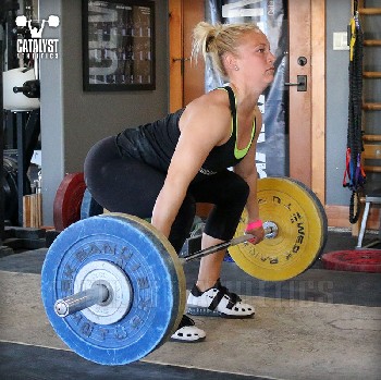 Chelsea snatch pull - Olympic Weightlifting, strength, conditioning, fitness, nutrition - Catalyst Athletics