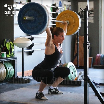 Adee overhead squat - Olympic Weightlifting, strength, conditioning, fitness, nutrition - Catalyst Athletics