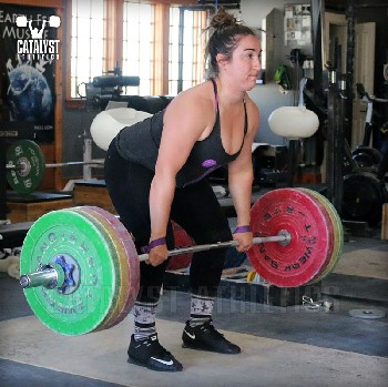 Sam clean deadlift - Olympic Weightlifting, strength, conditioning, fitness, nutrition - Catalyst Athletics