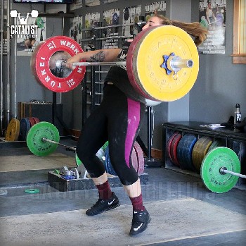 Sam snatch - Olympic Weightlifting, strength, conditioning, fitness, nutrition - Catalyst Athletics