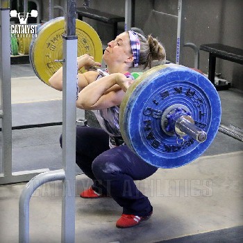 Danielle Front Squat - Olympic Weightlifting, strength, conditioning, fitness, nutrition - Catalyst Athletics