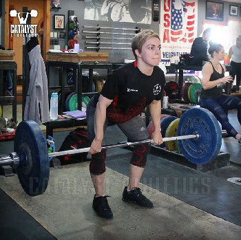 Amanda power clean - Olympic Weightlifting, strength, conditioning, fitness, nutrition - Catalyst Athletics