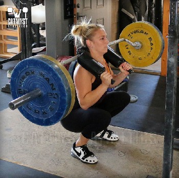 Chelsea safety bar squat - Olympic Weightlifting, strength, conditioning, fitness, nutrition - Catalyst Athletics