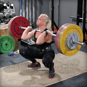 Sarabeth clean - Olympic Weightlifting, strength, conditioning, fitness, nutrition - Catalyst Athletics