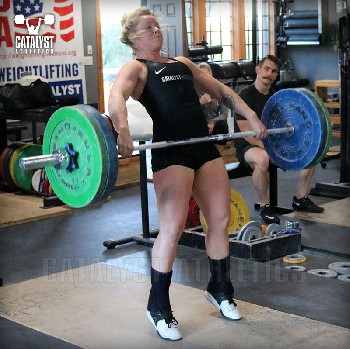 Carly snatch - Olympic Weightlifting, strength, conditioning, fitness, nutrition - Catalyst Athletics