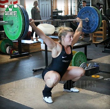 Carly snatch - Olympic Weightlifting, strength, conditioning, fitness, nutrition - Catalyst Athletics
