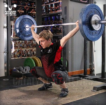 Amanda overhead squat - Olympic Weightlifting, strength, conditioning, fitness, nutrition - Catalyst Athletics